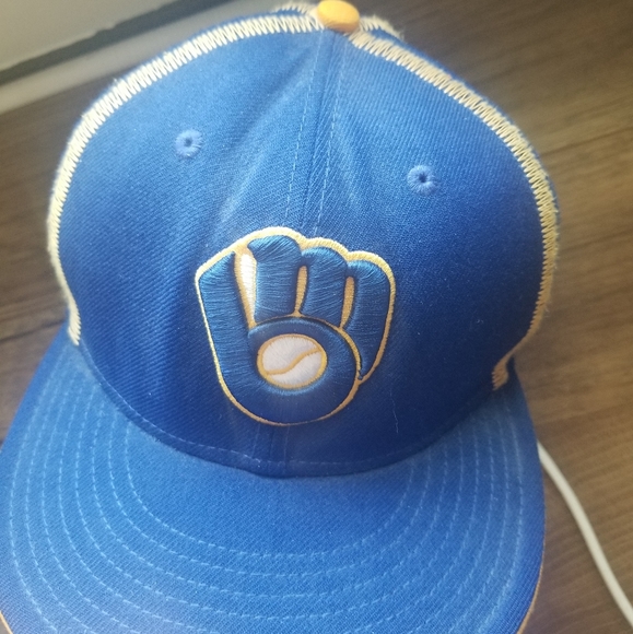 59FIFTY MLB MILWAUKEE BREWERS NEW ERA BASEBALL CAP - Picture 4 of 6